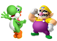 Yoshi and Wario