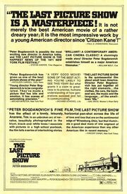 1971 - The Last Picture Show Movie Poster