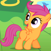 Scootaloo walking talking S1E17