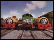 BoCo getting teased by Bill and Ben in The Diseasel