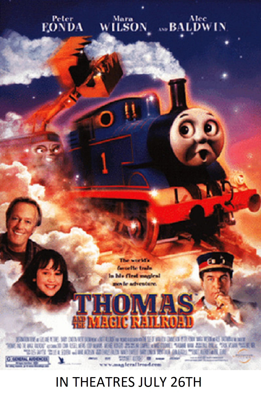 Opening to Thomas and the Magic Railroad 2000 Theater (Regal