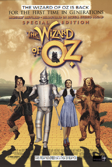 The Wizard Of OZ 1998 Re-Release Poster