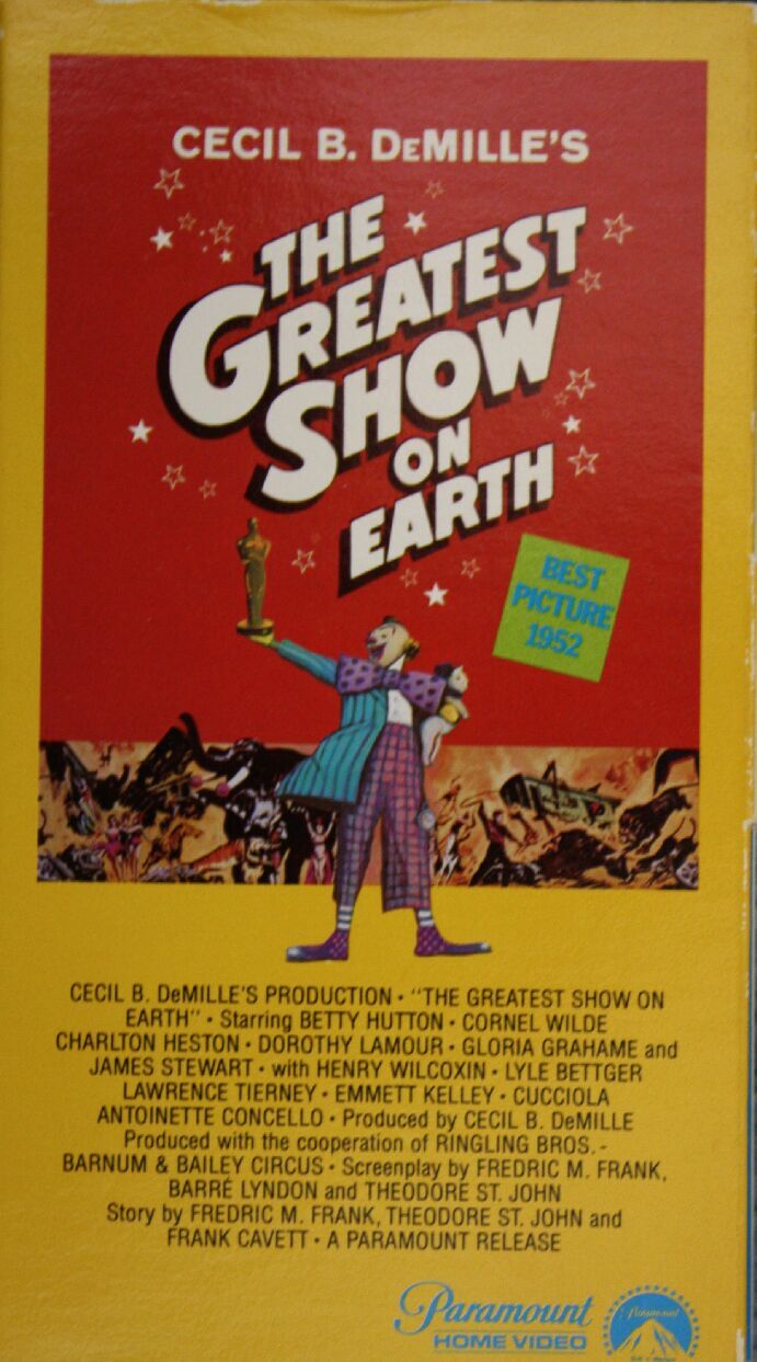 Opening To The Greatest Show On Earth 1986 VHS (CBS FOX