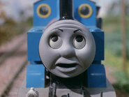 Thomas watches James go back on track in Thomas and the Breakdown Train