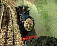 Douglas is angry with Gordon in Gordon and the Engineer