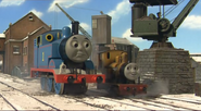 Thomas and Duncan in Thomas' Tricky Tree