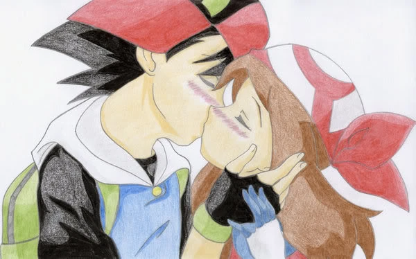épisode de Pokemon Dawn et Ash Kiss