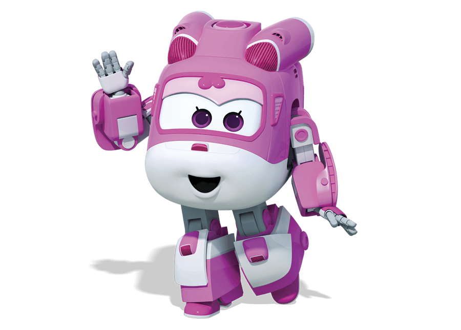 super wings pink helicopter