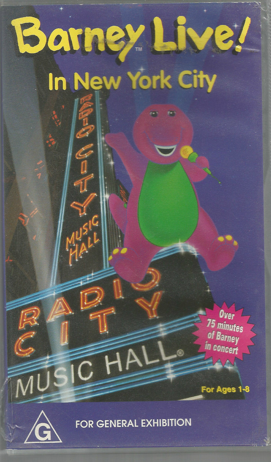 Opening To Barney Live In New York City (Australian VHS) (Fake