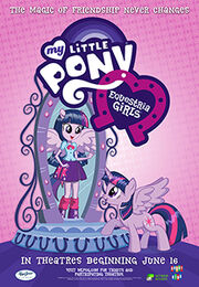 Equestria girls movie poster