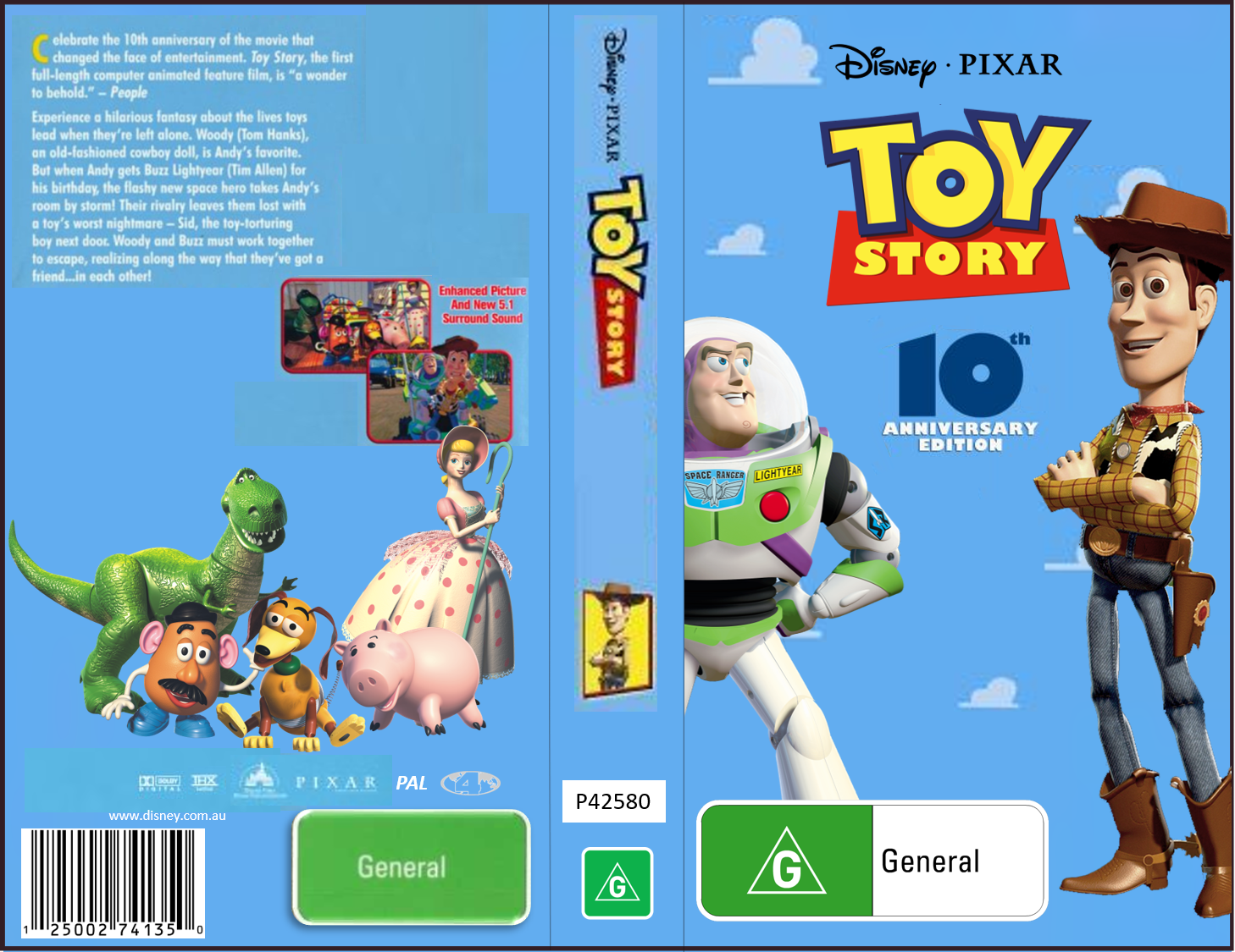 Opening to Toy Story: th Anniversary Edition  VHS Australia