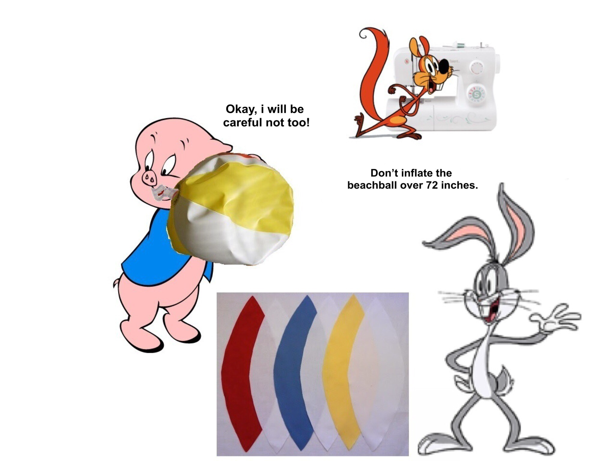 Looney tunes beach 2024 ball