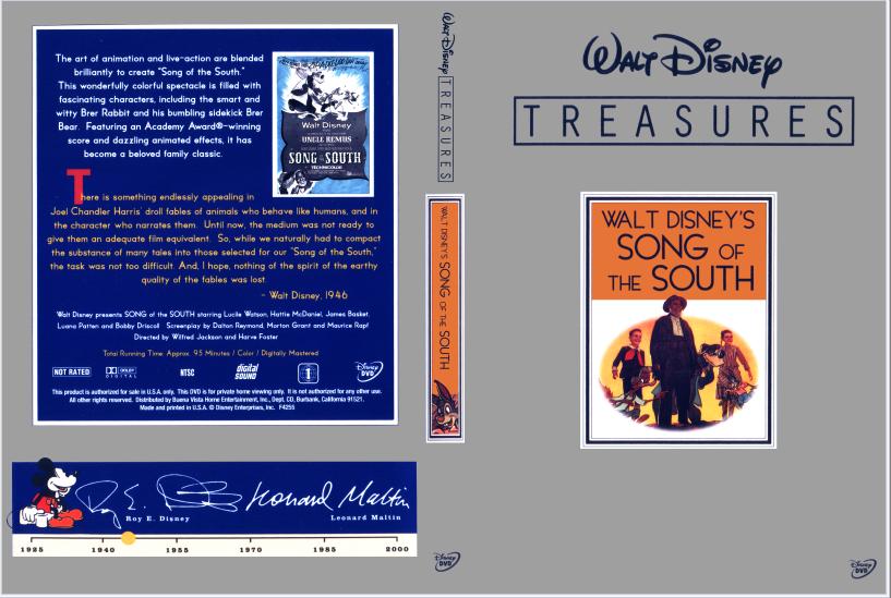 Opening To Walt Disney Treasures Walt Disney S Song Of The South 06 Dvd Scratchpad Fandom