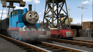 Thomas with Winston at Brendam Docks