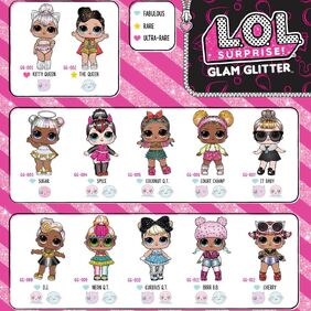 New L.O.L. Surprise! Glam Glitter Doll LOL Ball Authentic