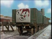 A Troublesome Truck in jam in A Scarf for Percy