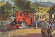 An image of Duncan from the Railway Series book, Gallant Old Engine