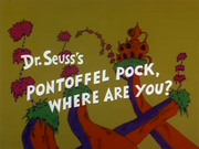 1980 - Pontoffel Pock, Where Are You Title Card