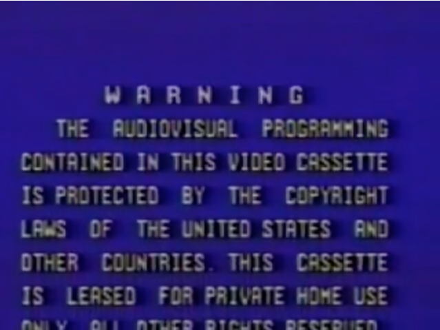 Opening & Closing to Lawless Court 1995 VHS (Mandarin