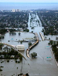 Hypothetical TD 13 flood