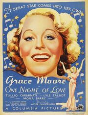 1934 - One Night of Love Movie Poster