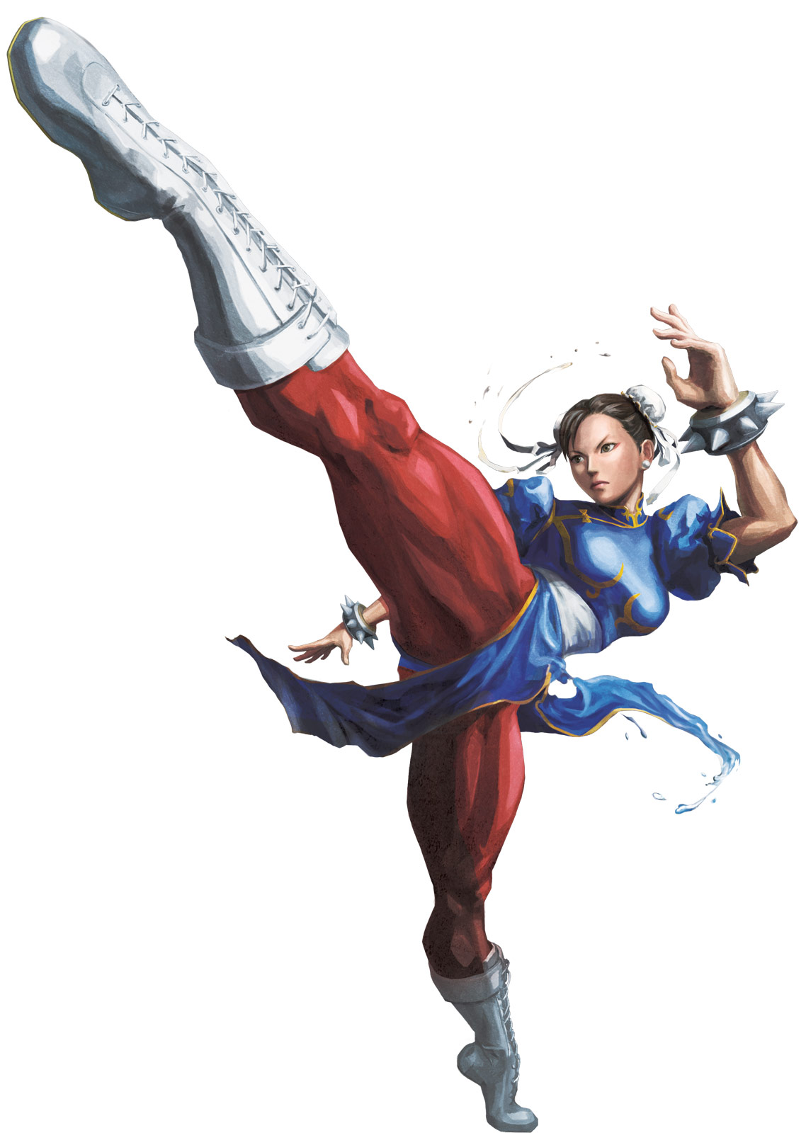 chun-li (street fighter and 1 more) drawn by lawrencehong