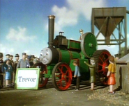 Trevor and his name-board