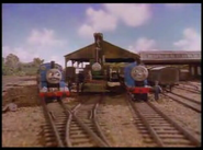 Trevor with his friends, Thomas and Edward