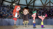 Candace, Phineas, and Ferb in the MAD Sketch, Dolphineas and Ferb Tale