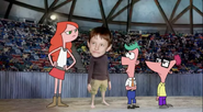 Phineas, Ferb, and Candace in the MAD Sketch, Dolphineas and Ferb Tale