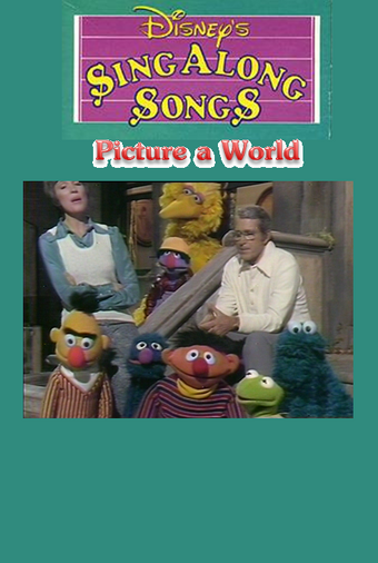 Vtg. Disney's World of English Sing Along Book 1 Song Book