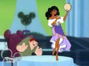 Esmeralda and Quasimodo in The Ludwig Von Drake Song from the House of Mouse episode, Ask Von Drake