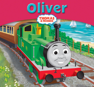 Oliver on the cover of his My Thomas Story Library Book