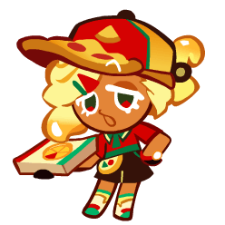 Heres Papa Louie Cookie,Coming to Deliver Pizza's to Cookie Run