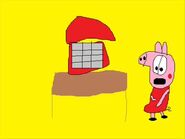 Peppa Pig And George Pig Is Eating A Red Thing And Full And Calls Homer Simpson 5497