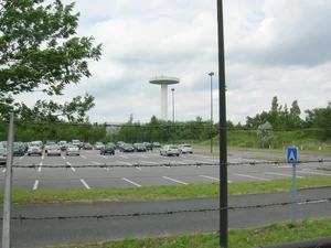 Watertoren in het Mechelse industriepark