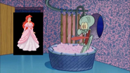 Ariel Drops By At Squidward's House.