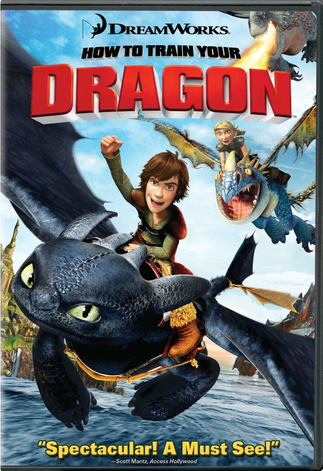 how to train your dragon dvd menu