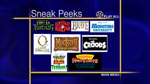 Sneak Peeks from Turbo (WDSHE Print) 2013 DVD (VF2000's
