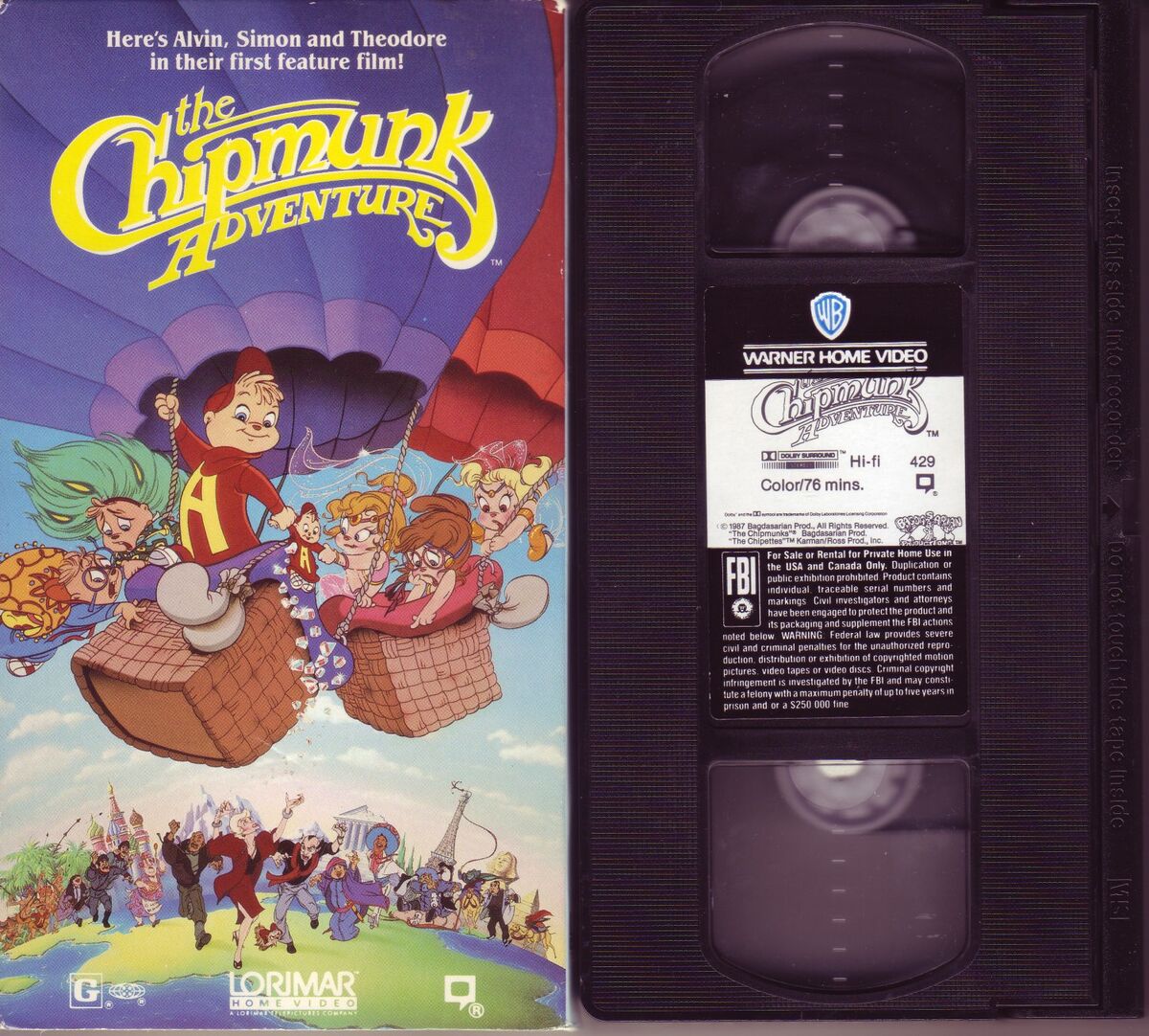 Opening To The Chipmunk Adventure 1993 VHS (Fake Version) | Scratchpad