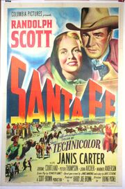 1951 - Santa Fe Movie Poster