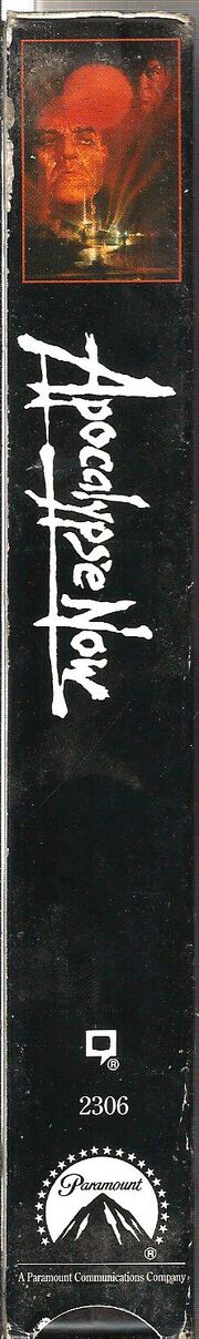 Apocalypse Now 1992 VHS (Spine Cover)