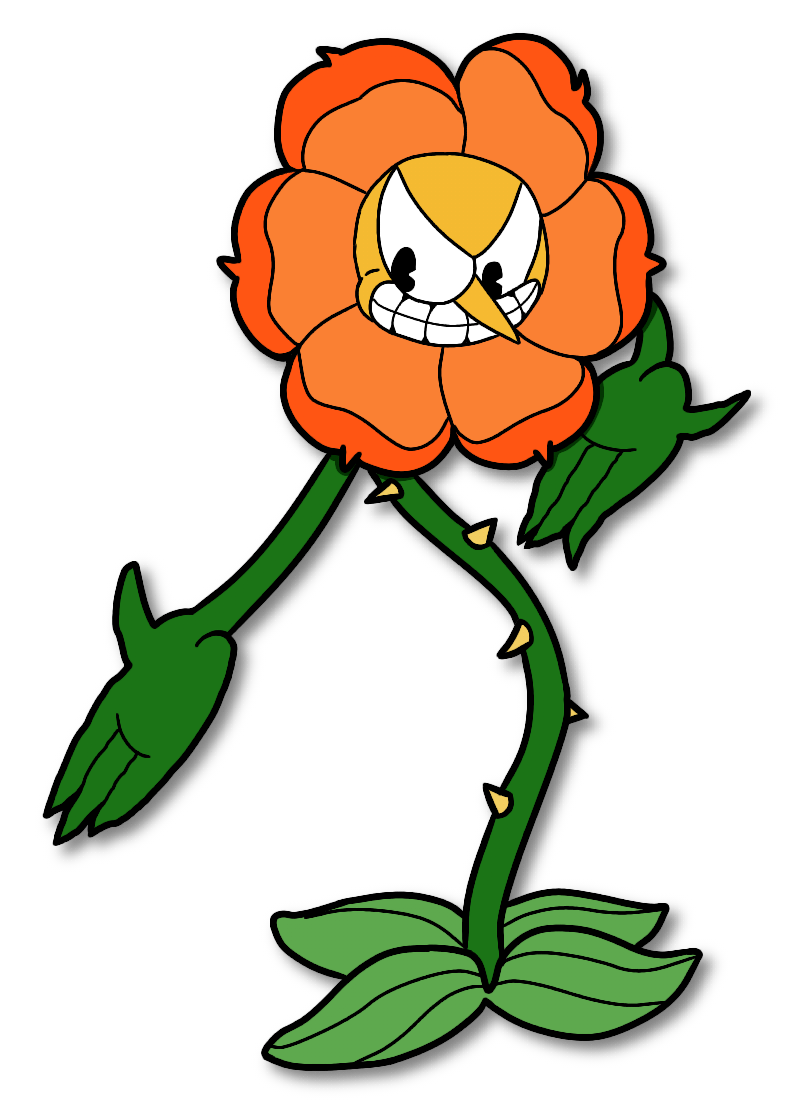 Teachers when students use Wikipedia be like, Cuphead Flower / Cagney  Carnation