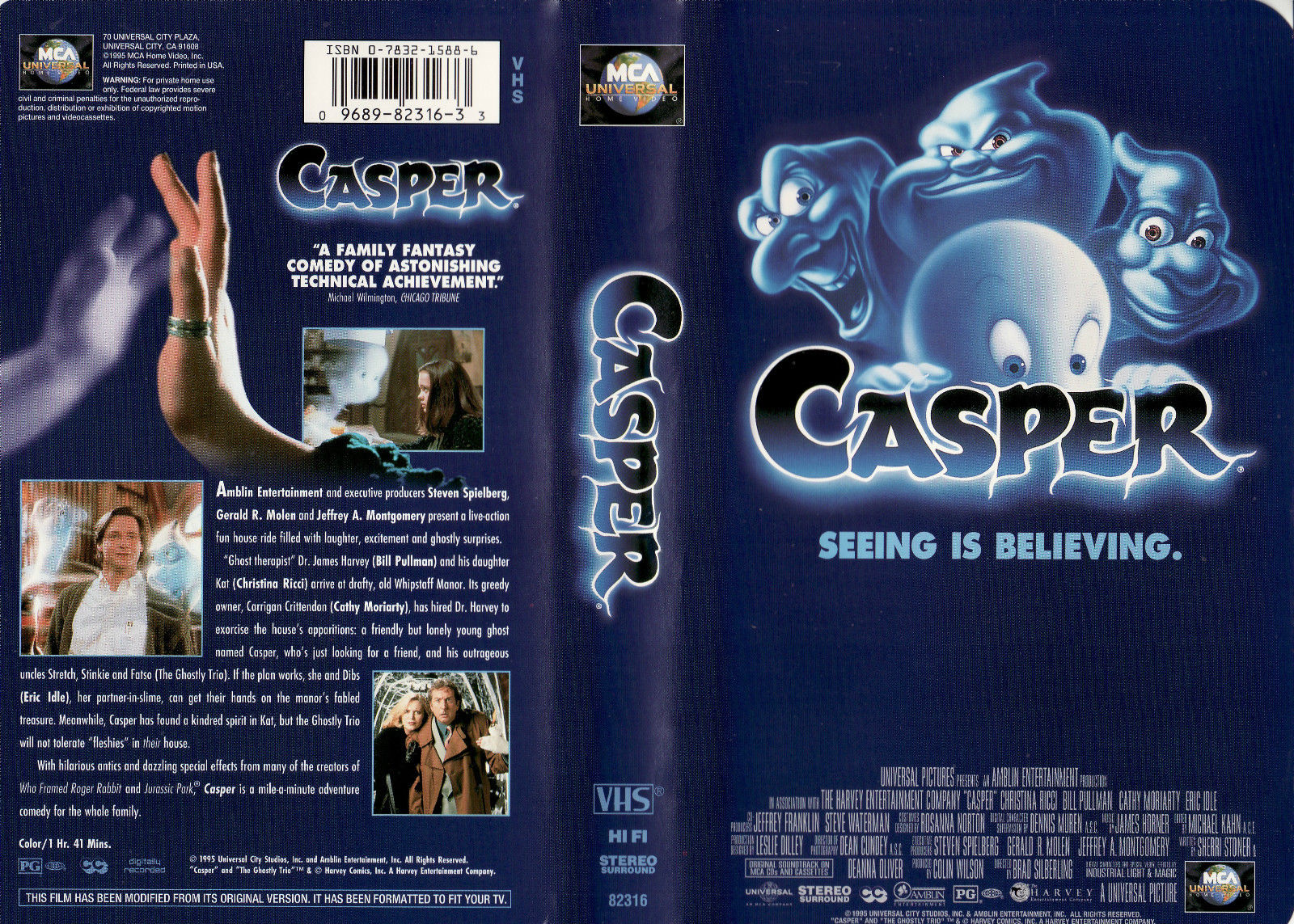 Opening To Casper 1995 VHS (From MCA/Universal Home Video