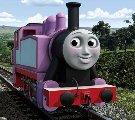 Thomas the Train Rosie Tank Engine Wooden Railway Friends Pink Purple Train