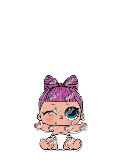 Customize your avatar with the Bubblegum Pink Harajuku Buns and