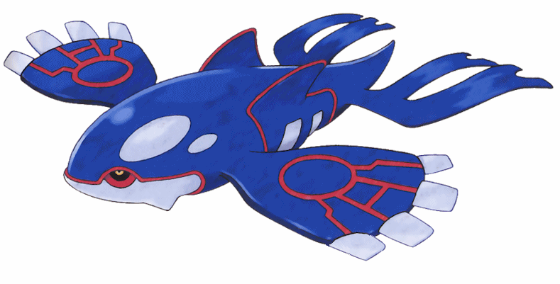 Kyogre (Pokémon), Scratchpad