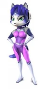 Krystal in Star Fox Command