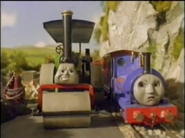 Sir Handel and George in Steam Roller