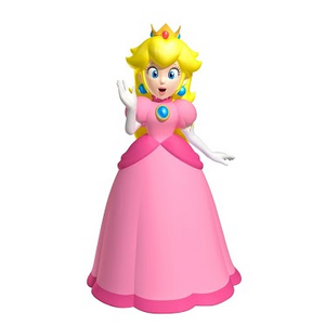 Letter P princess Peach Mario Brothers ABC Alphabet Letters 